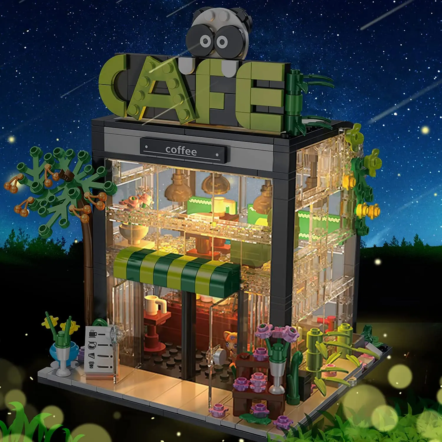 Kids Toys Stores - Blok Bangunan Buket Bunga Kreatif Model