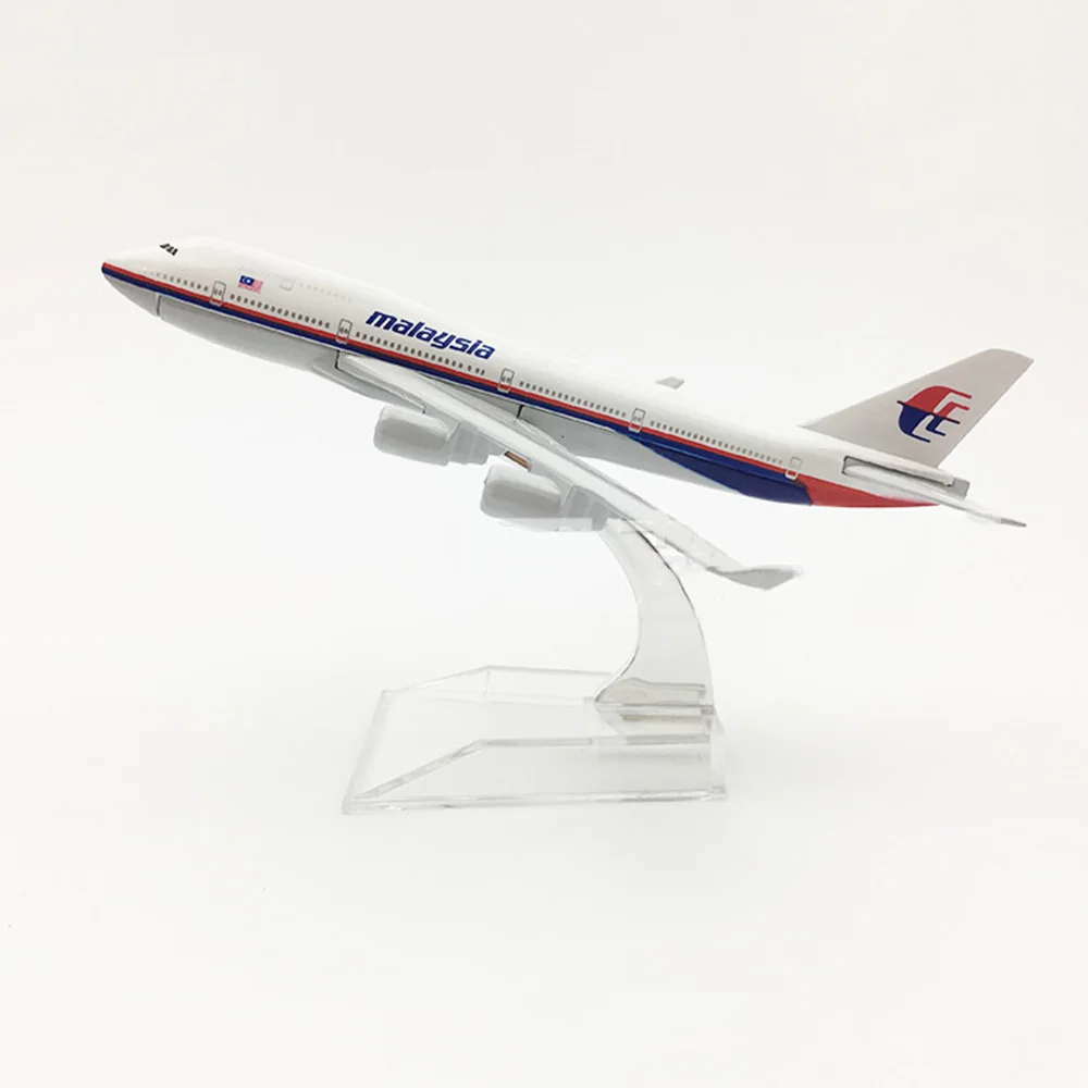 Kids Toys Malaysia - 1/400 Skala Pesawat Boeing 747 Malaysia