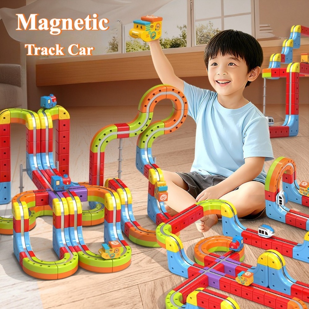 Toy Train Track Set - Set Kereta Api Fusion Rakitan Sendiri