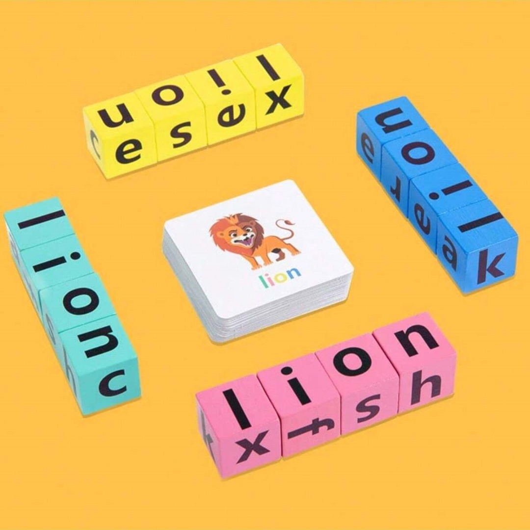 Kids Toys Lego - Permainan Papan Ejaan Alfabet Anak-anak, 16