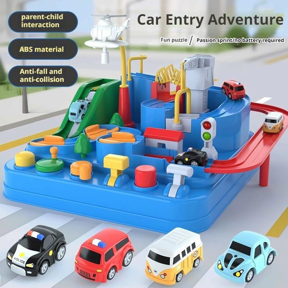 Toy Train Track Set - Mainan Edukasi Anak Model Kereta Api