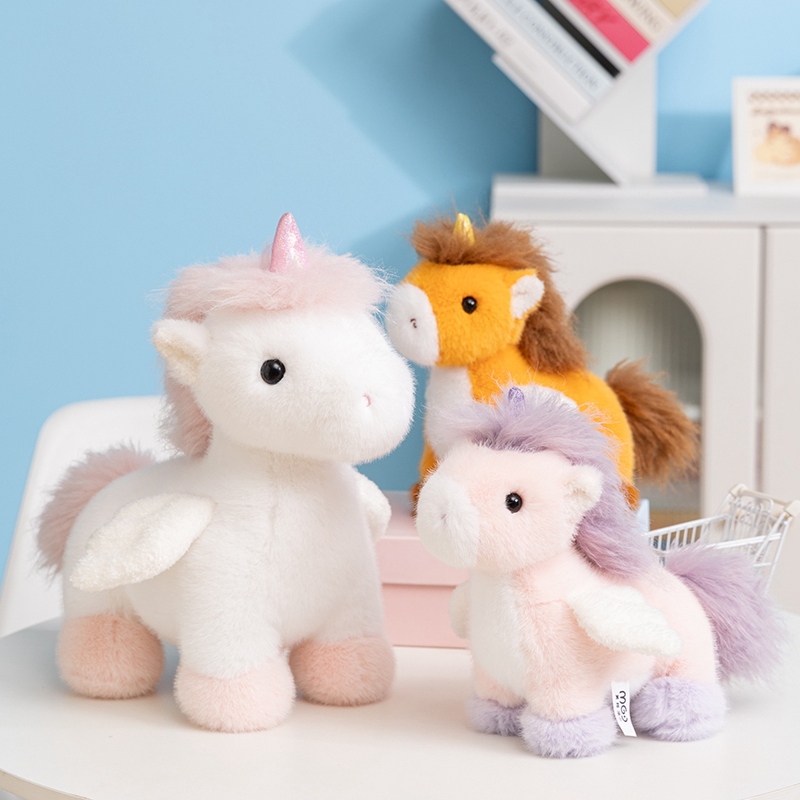 Unicorn Stuffed Toy - Mainan Mewah Pegasus Ungu Merah Muda