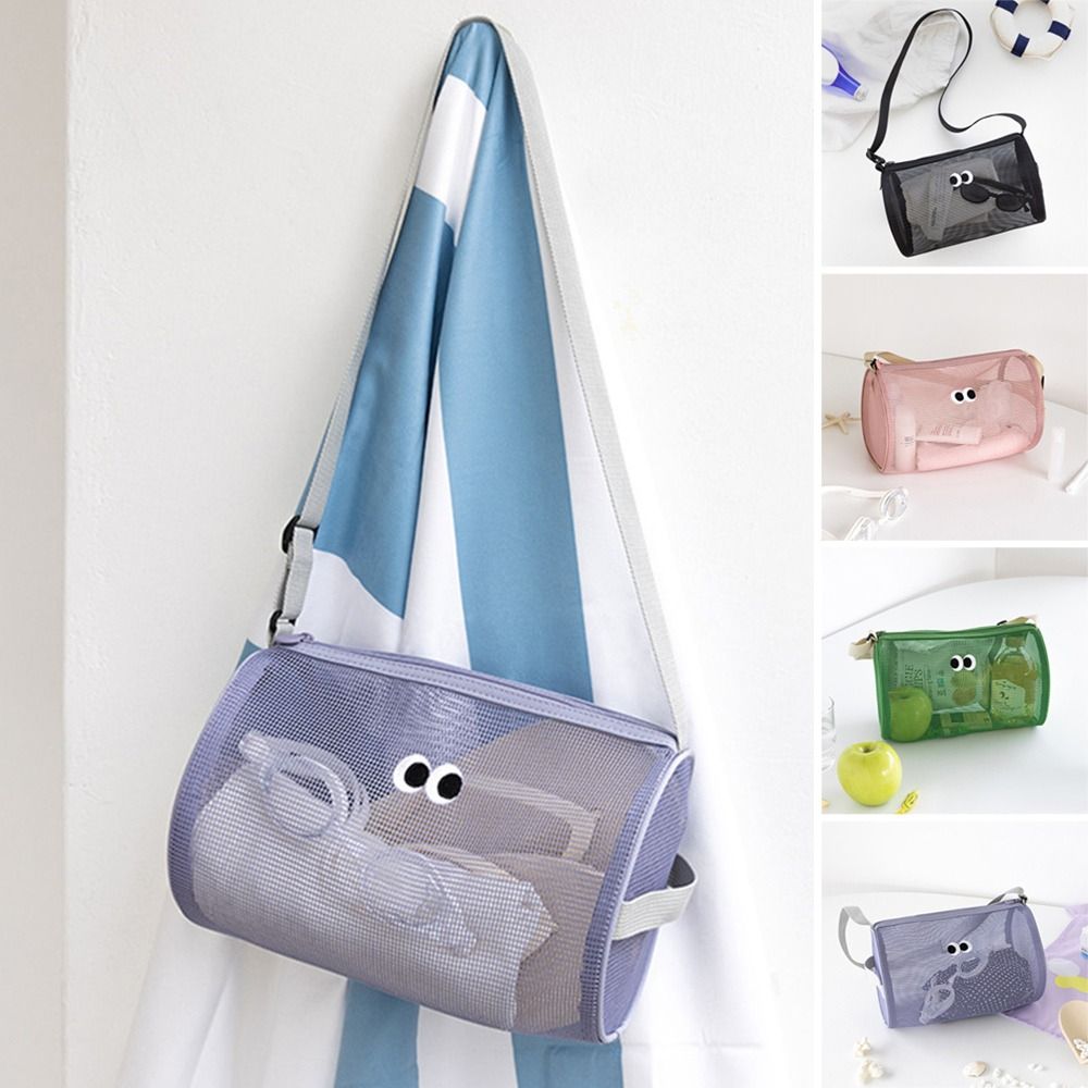 Kids Zip Toys - Tas Jaring Pantai Kapasitas Besar Berguna,