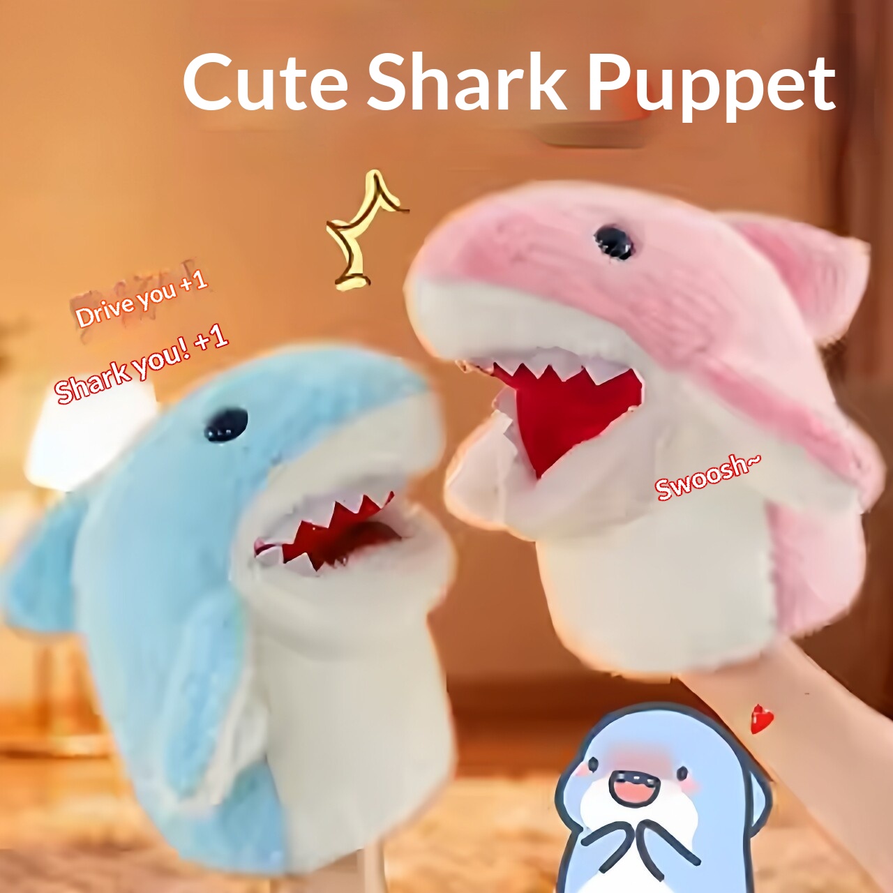 Kids Toys Young - Boneka Tangan Hiu Boneka Hiu Plush