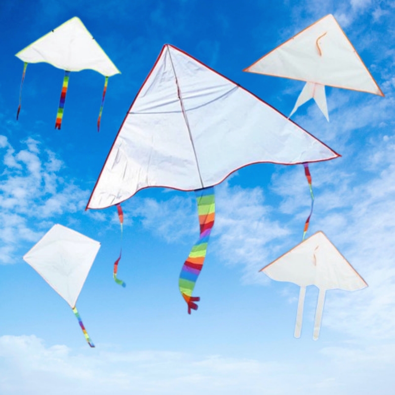 Kite Wind Outdoor - 2 Buah Layang-layang DIY Kain Nilon