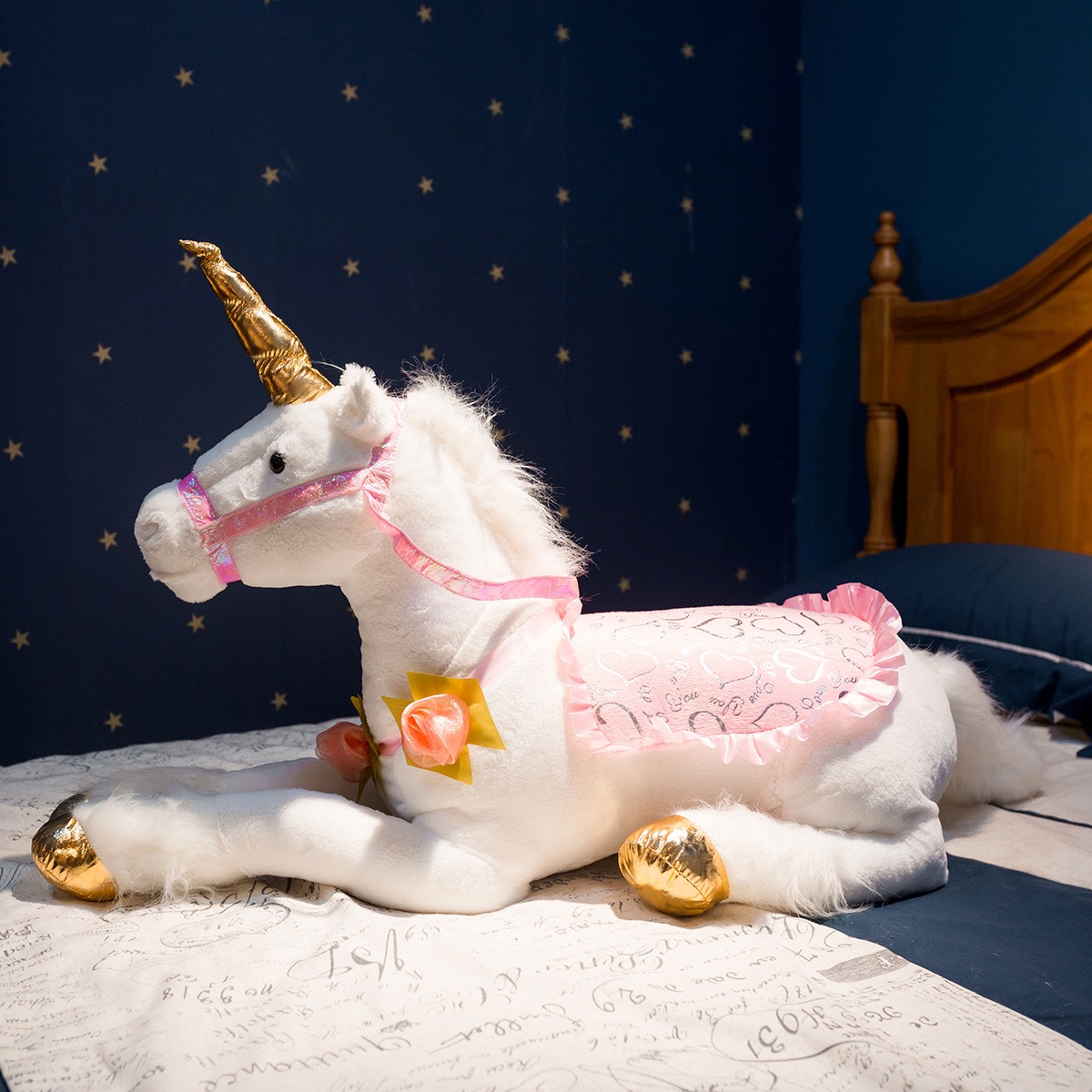Unicorn Stuffed Toy - Mainan boneka hewan Unicorn, mainan cantik