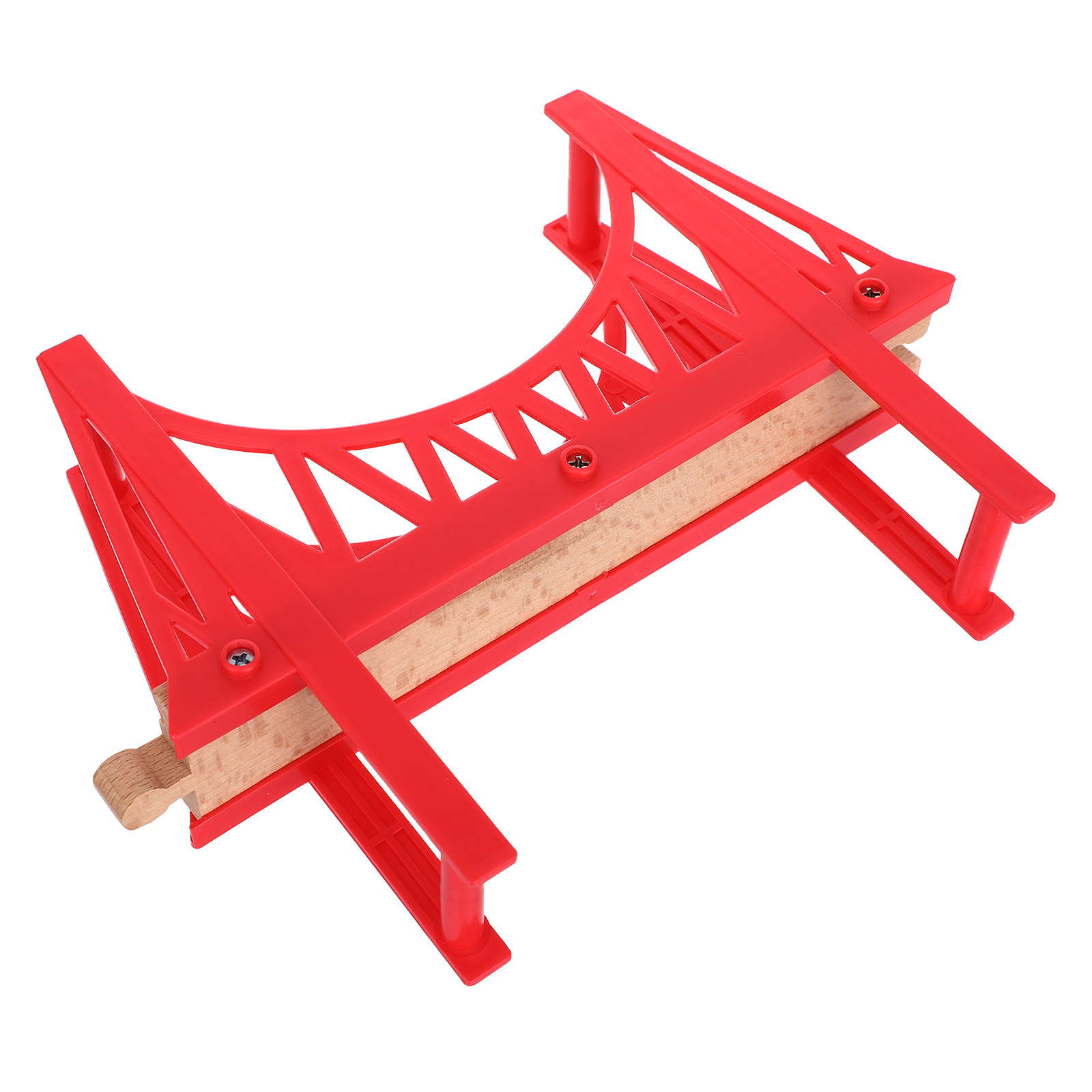 Toy Train Track Set - Jembatan Rel Kereta Kayu yang Dapat