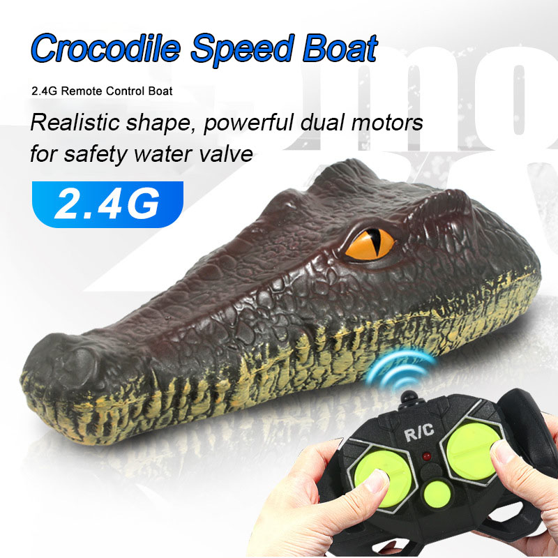 Kids Toys Under $10 - Perahu RC Buaya & Python Realistis