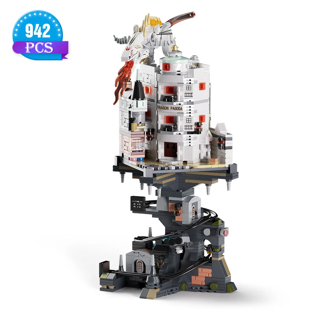 Kids Toys Lego - 1000 buah Gringottses Wizard Tower Magic