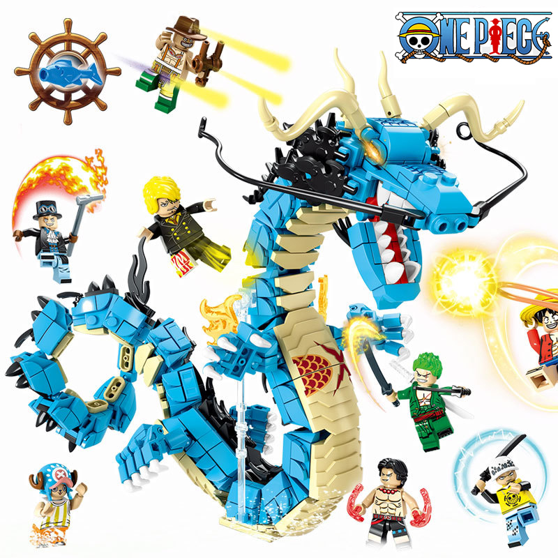Kids Toys Lego - One Piece Blok Bangunan Kotak Buta