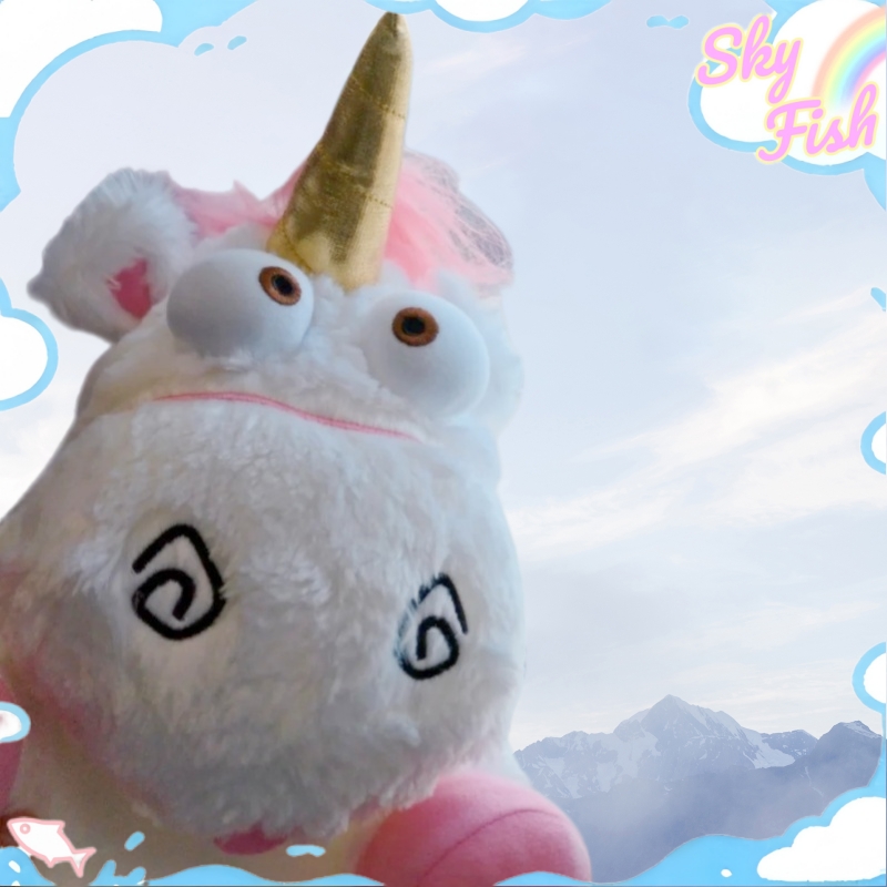 Unicorn Stuffed Toy - Boneka Unicorn Jahat Stuart yang Lembut,