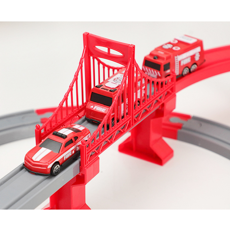 Set Jalur Kereta Plastik Merah - Toy Train Track Set ulasan dan harga