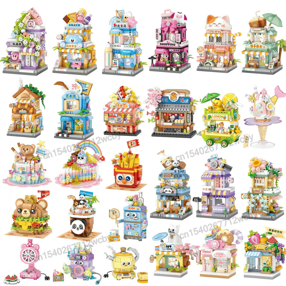 Blok bangunan rumah alat rumah - Kids Toys Stores ulasan dan harga