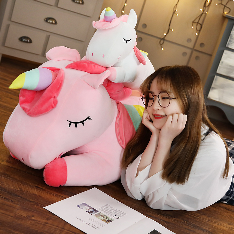 25-100CM Kawaii raksasa Unicor - Unicorn Stuffed Toy ulasan dan harga