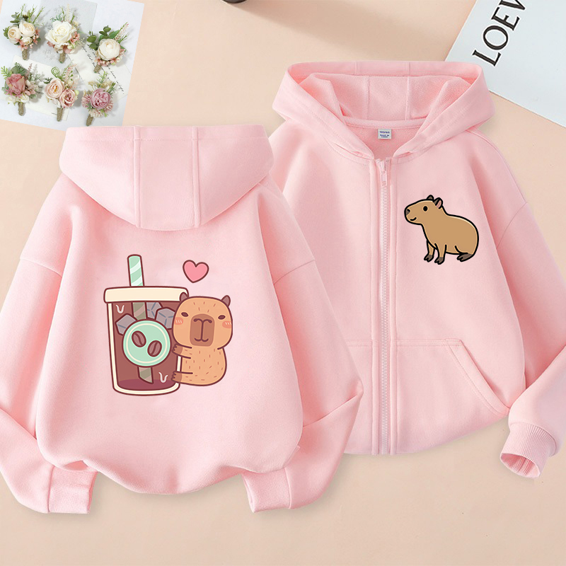 Hoodie Zip Up Kawaii Anak-anak - Kids Zip Toys ulasan dan harga
