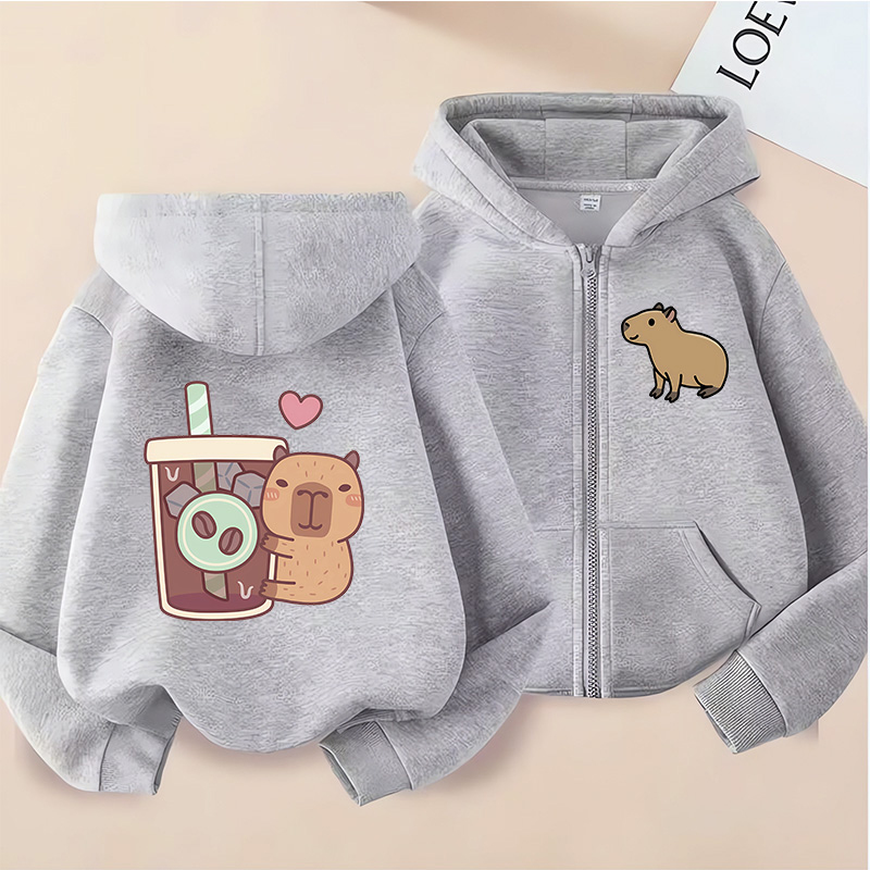 Hoodie Zip Up Kawaii Anak-anak - Kids Zip Toys ulasan dan harga