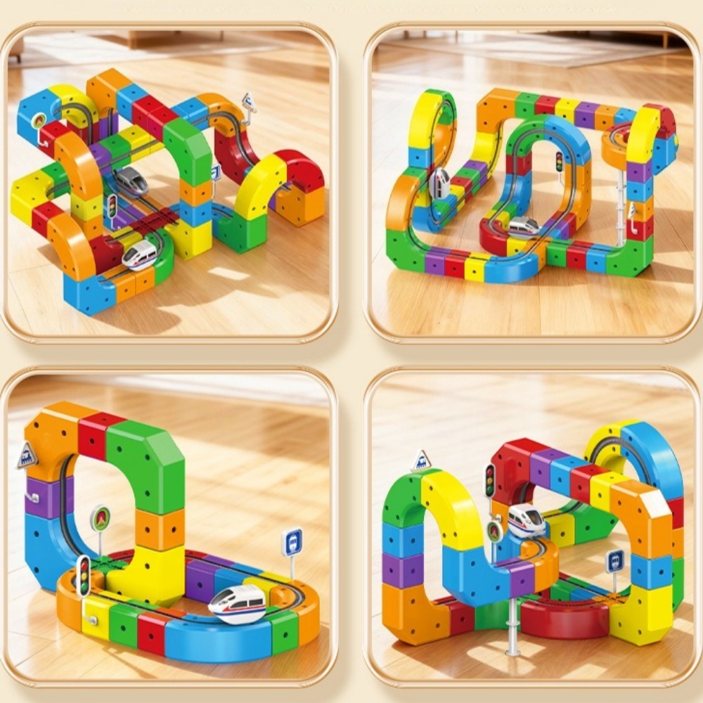 Set Kereta Api Fusion Rakitan  - Toy Train Track Set ulasan dan harga