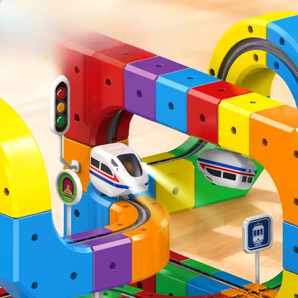 Set Kereta Api Fusion Rakitan  - Toy Train Track Set ulasan dan harga