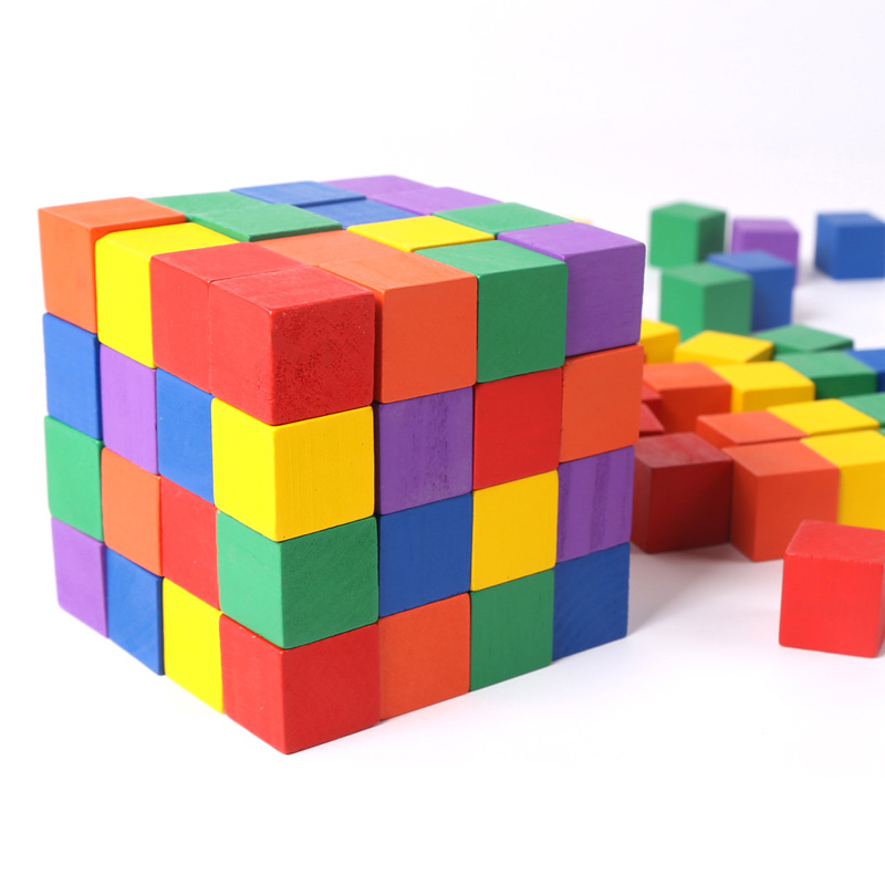 20 buah/set balok persegi kayu - Kids Toys Company ulasan dan harga