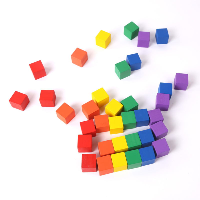 20 buah/set balok persegi kayu - Kids Toys Company ulasan dan harga