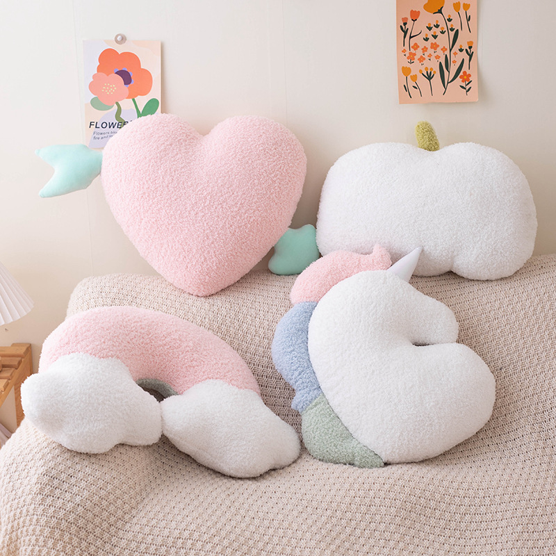 Bantal sofa labu hati merah mu - Unicorn Stuffed Toy ulasan dan harga