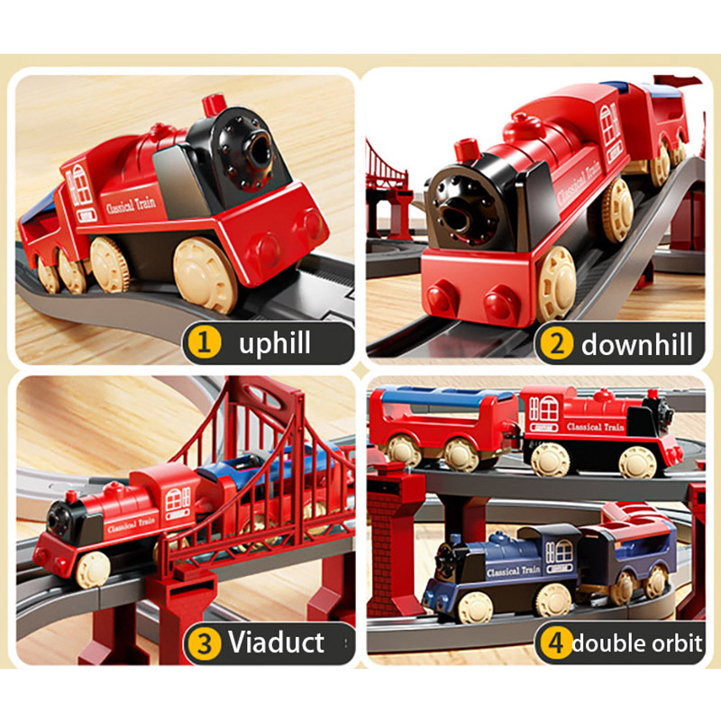 44Pcs/set Set Rel Kereta Listr - Toy Train Track Set ulasan dan harga