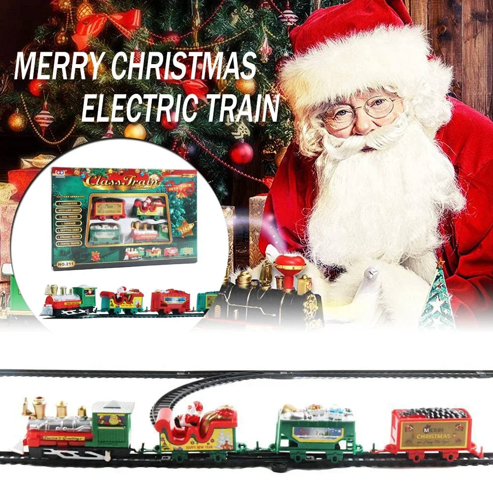 Set Kereta Api Natal 2026 HOT, - Toy Train Track Set ulasan dan harga