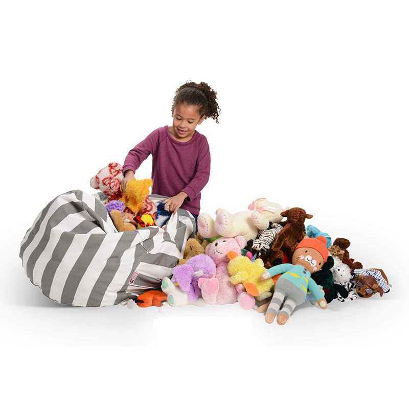 Kursi Bean Bag Penyimpanan Bon - Kids Zip Toys ulasan dan harga