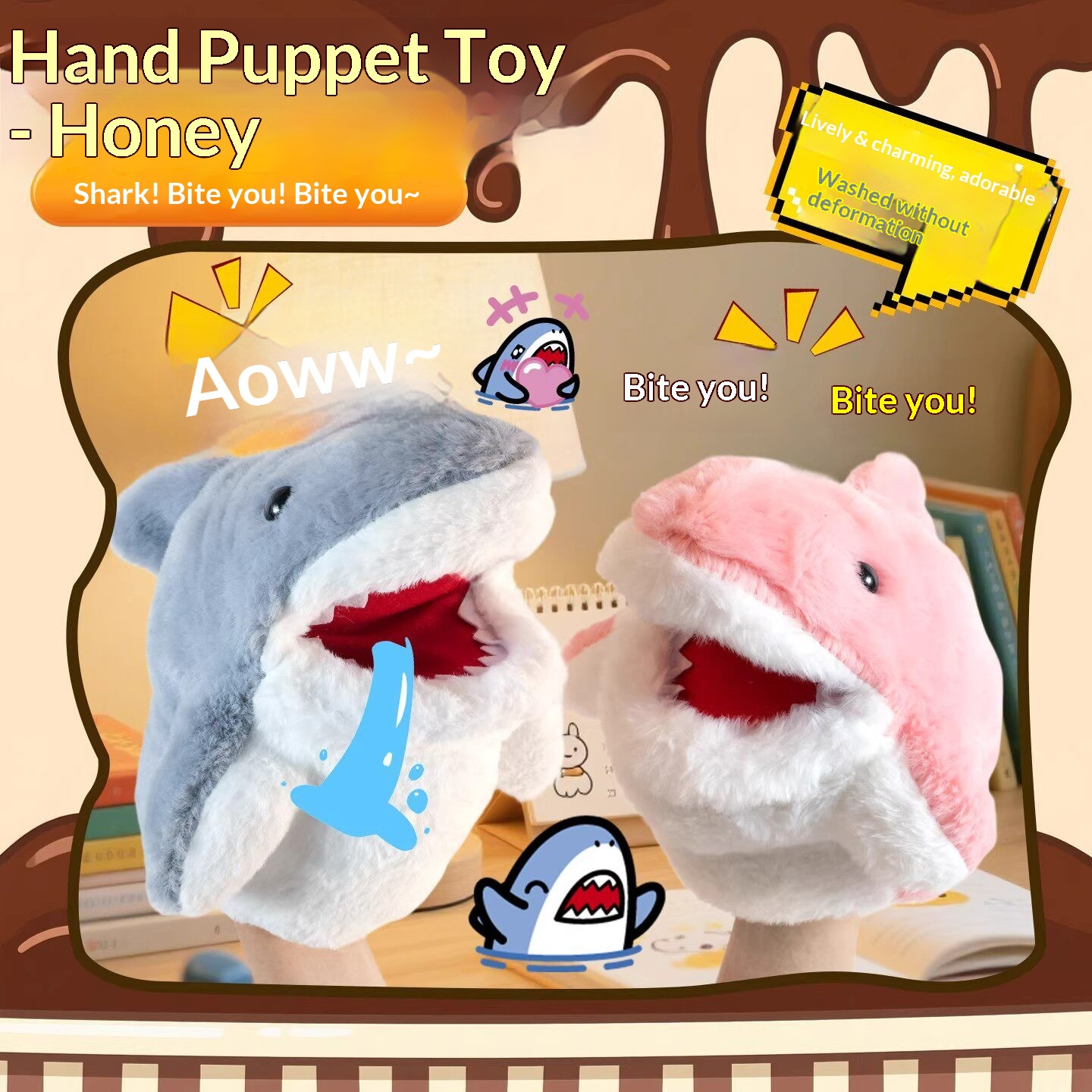 Boneka Tangan Hiu Boneka Hiu P - Kids Toys Young ulasan dan harga