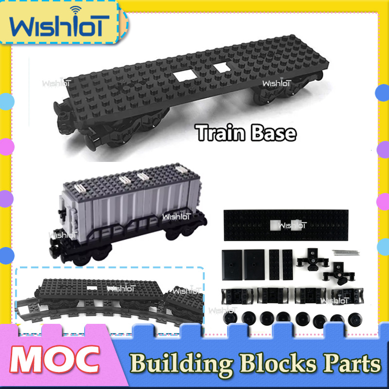 Set Blok Bangunan MOC Dasar Ja - Toy Train Track Set ulasan dan harga
