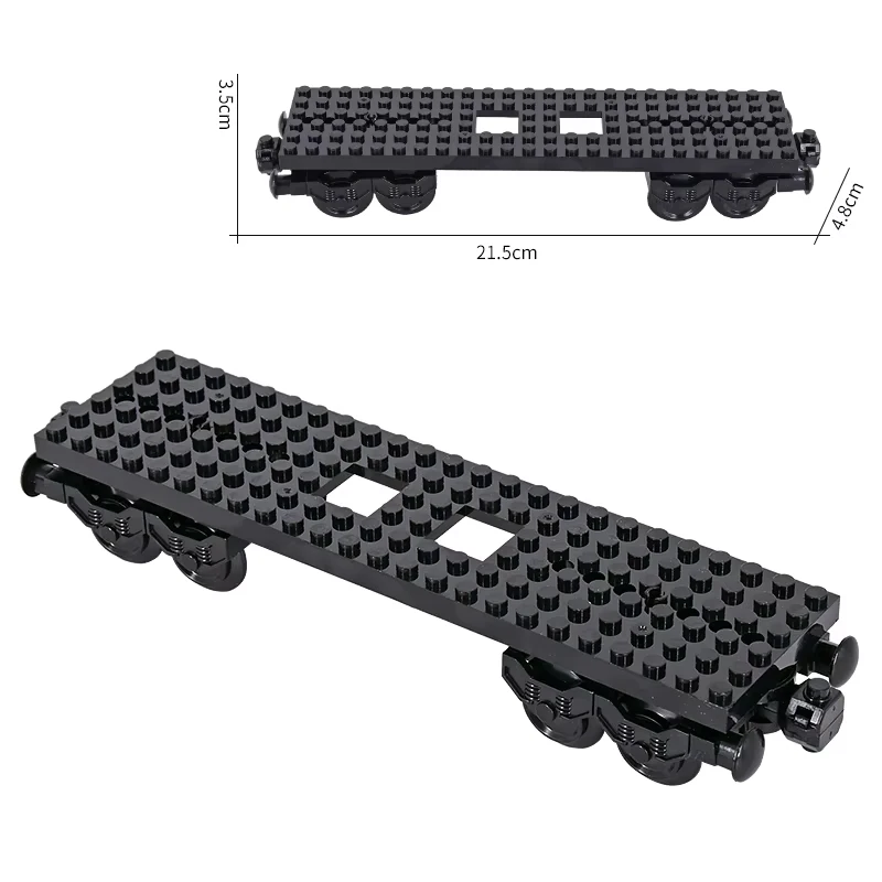 Set Blok Bangunan MOC Dasar Ja - Toy Train Track Set ulasan dan harga