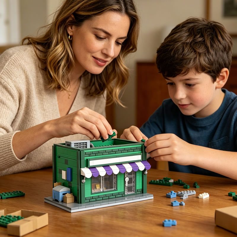 Blok Bangunan MOC Modular Mini - Kids Toys Stores ulasan dan harga