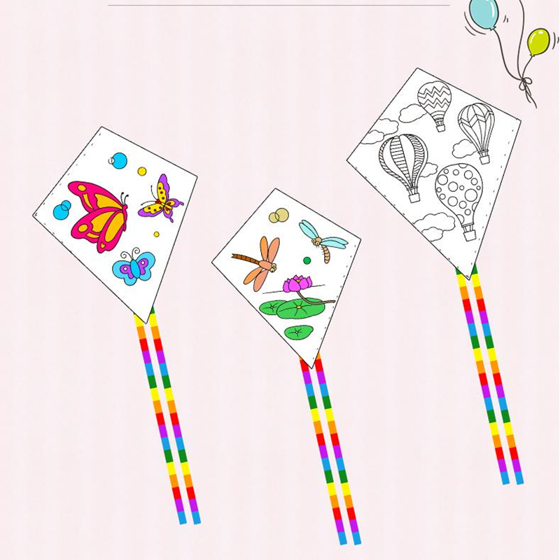 2 Buah Layang-layang DIY Kain  - Kite Wind Outdoor ulasan dan harga