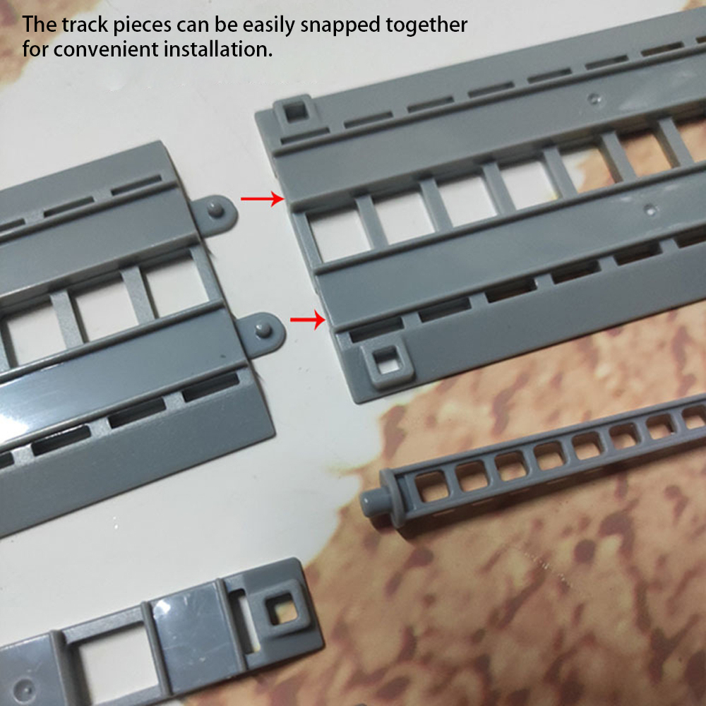 Set Rel Kereta Model Skala HO  - Toy Train Track Set ulasan dan harga