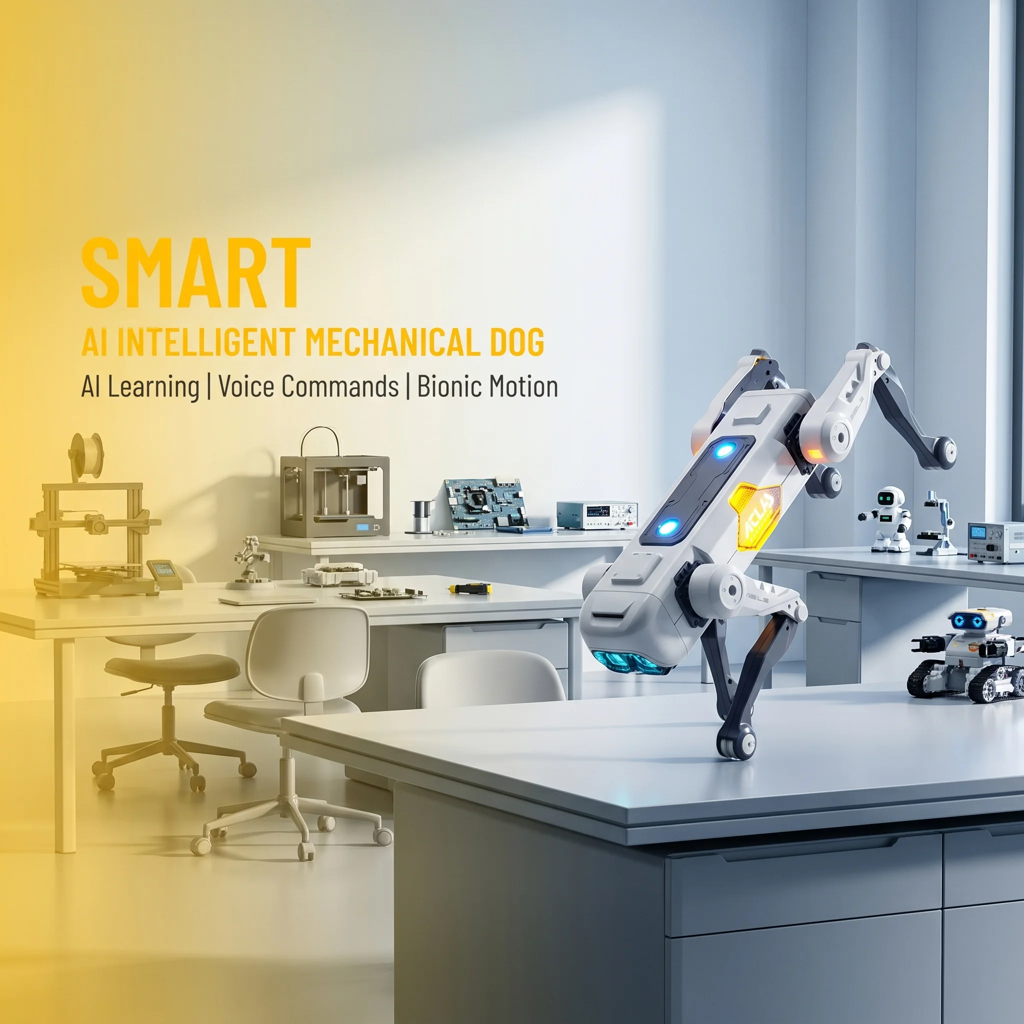 Robot Anjing Pintar AI, Kontro - Kids Toys Young ulasan dan harga