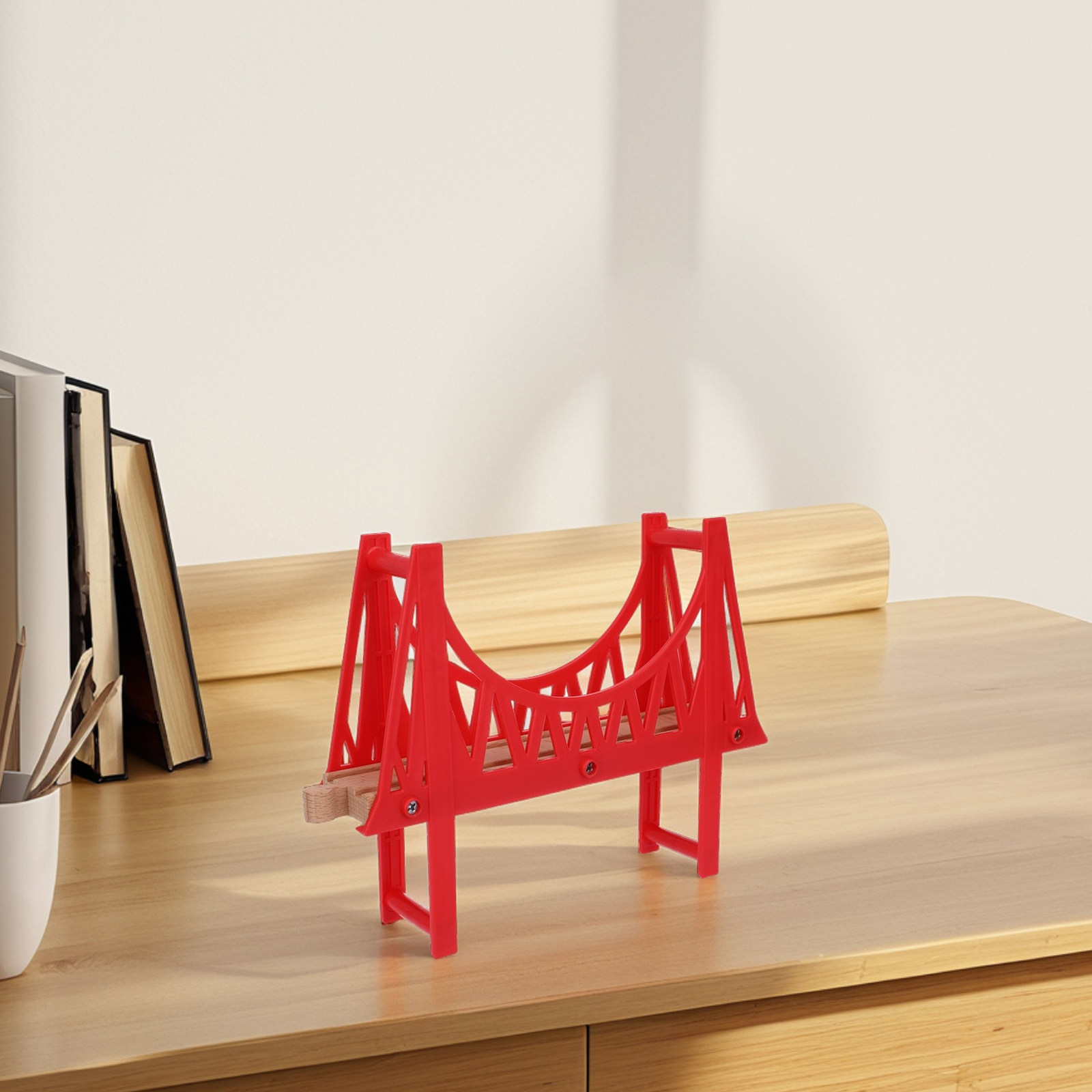 Jembatan Rel Kereta Kayu yang  - Toy Train Track Set ulasan dan harga