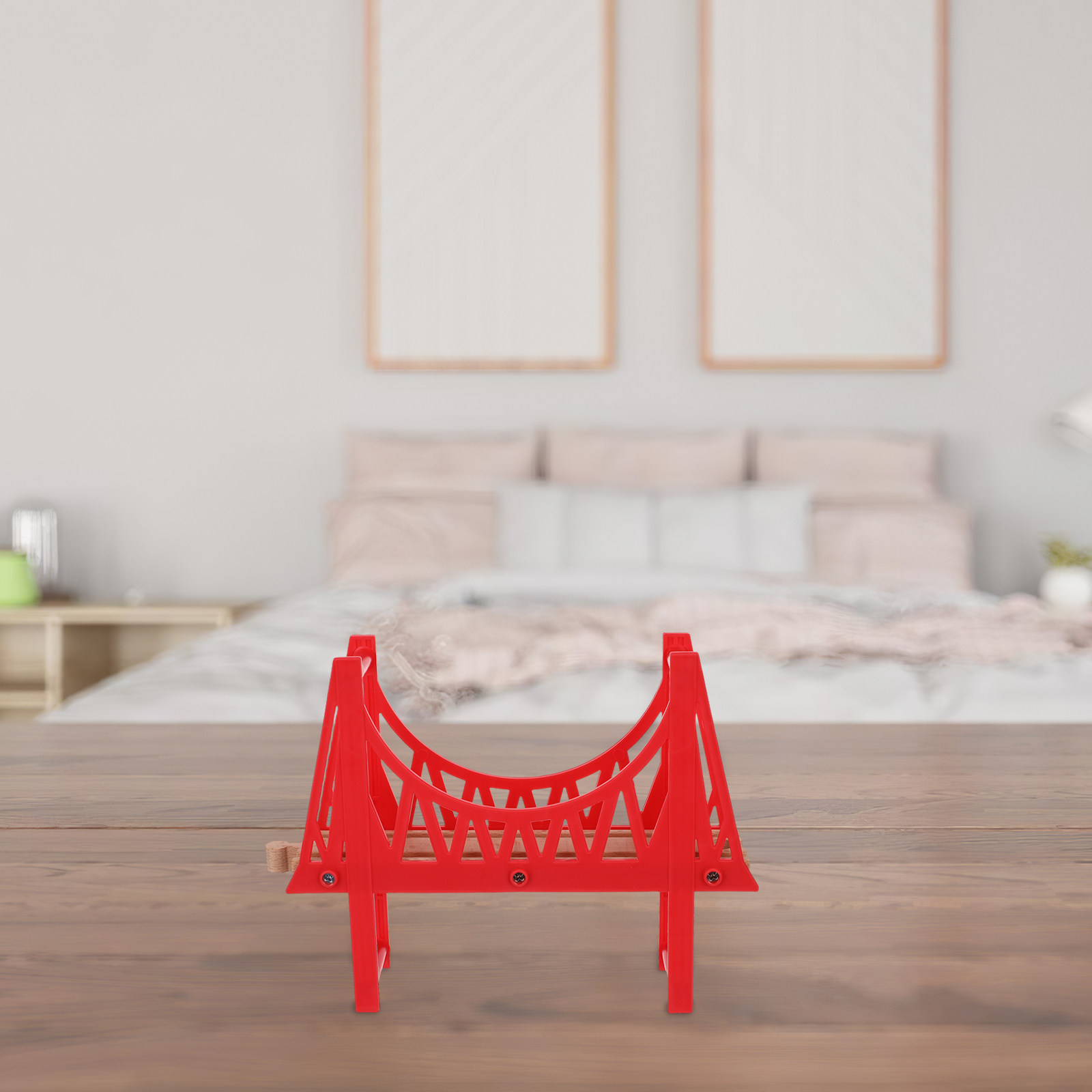 Jembatan Rel Kereta Kayu yang  - Toy Train Track Set ulasan dan harga