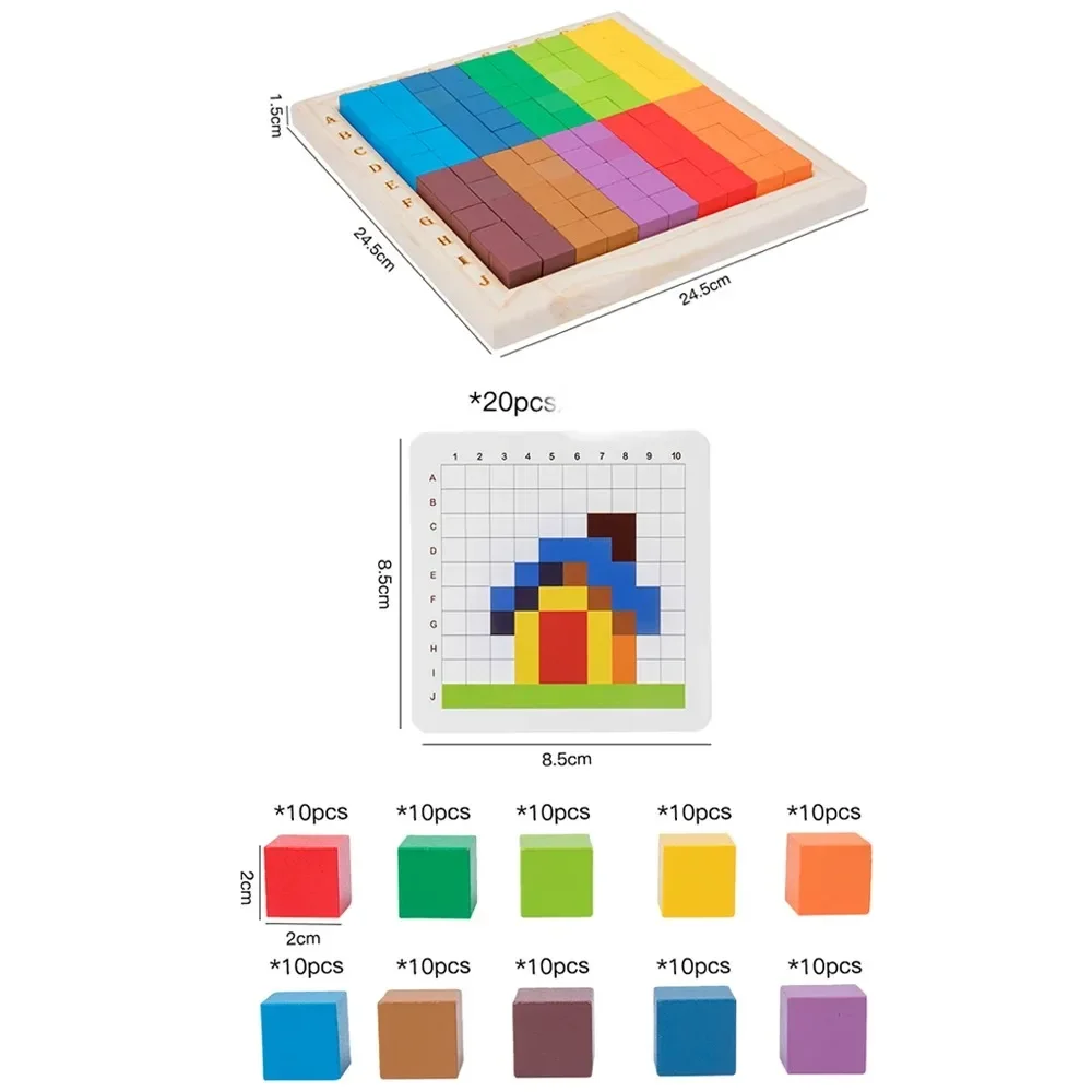 Mainan Puzzle Kayu Montessori  - Kids Toys Under $10 ulasan dan harga
