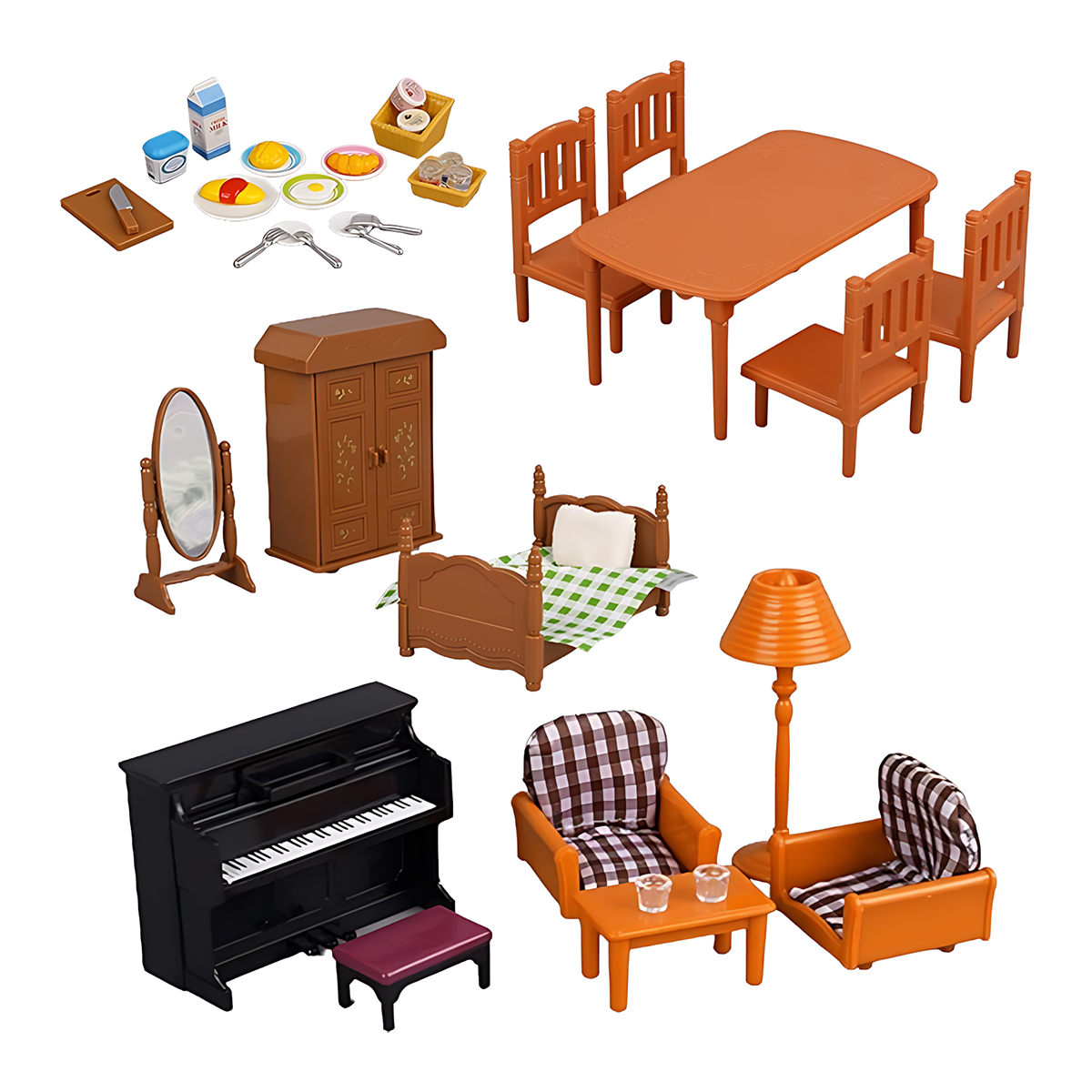 Furnitur Miniatur 1:12 Rumah B - Kids Toys Resale ulasan dan harga